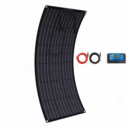 150W Flexible Solar Panel+ 30A CONTROLLER + 20m Cable by salelink.co.nz