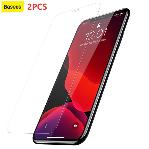 2PCS Baseus iPhone 12 Pro Max Tempered Glass Screen Protector by salelink.co.nz