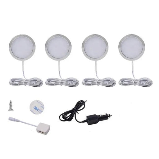 4x 12V LED Down Light Cabin Ceiling Lamp Caravan Camper Trailer Car RV White by salelink.co.nz