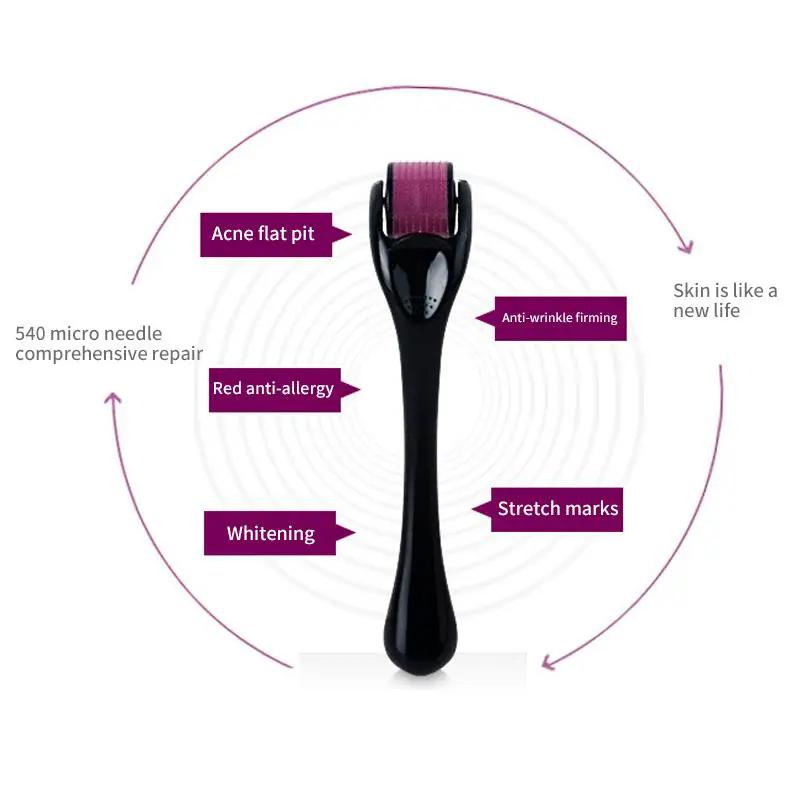 540 Microneedle Scar Derma Roller Dermaroller Micro Needle Skin Care Therapy 1mm by salelink.co.nz