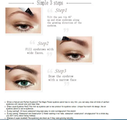 #1 Chestnut Waterproof Music Flower Liquid Eyebrow Pencil with Four Tips Brow Tattoo Pen by salelink.co.nz