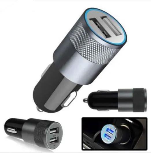 USB Car Charger for Phone Dual USB Adapter Cigarette Lighter Socket by salelink.co.nz