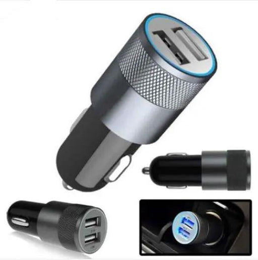USB Car Charger for Phone Dual USB Adapter Cigarette Lighter Socket by salelink.co.nz