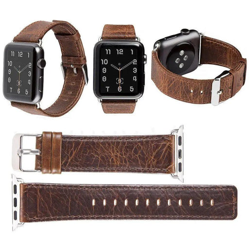 42mm 44mm 45mm 46mm(Series 10) 49mm Genuine Leather Wrist Band Strap For Apple Watch by salelink.co.nz