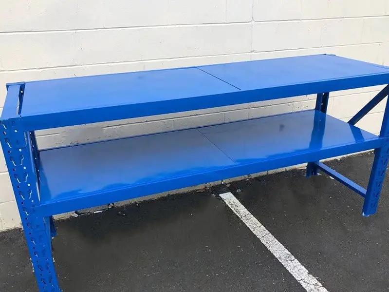 Blue - Heavy Duty Shelves / Workbench - 90X200X60CM by dealonline.co.nz