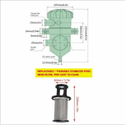 Oil Catch Can Turbo Diesel for Landcruiser Hilux Navara D40 Patrol GU ZD30 4WD by salelink.co.nz