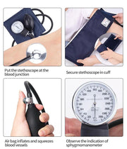 Arm Blood Pressure Monitor Machine With Stethoscope by salelink.co.nz
