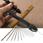 20pcs Mini Hand Drill Vise Twist Bits Pin Hand Precision Woodworking Set Rotary Tools by salelink.co.nz