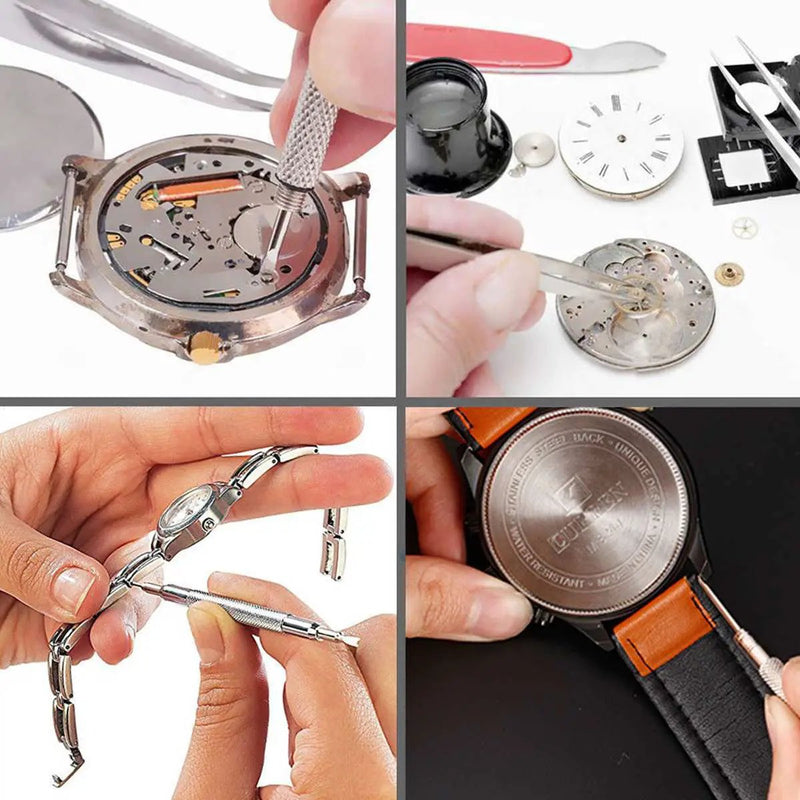 506pcs Watch Repair Tool Kit Back Case Opener Remover Spring Pin Bars Watchmaker by salelink.co.nz
