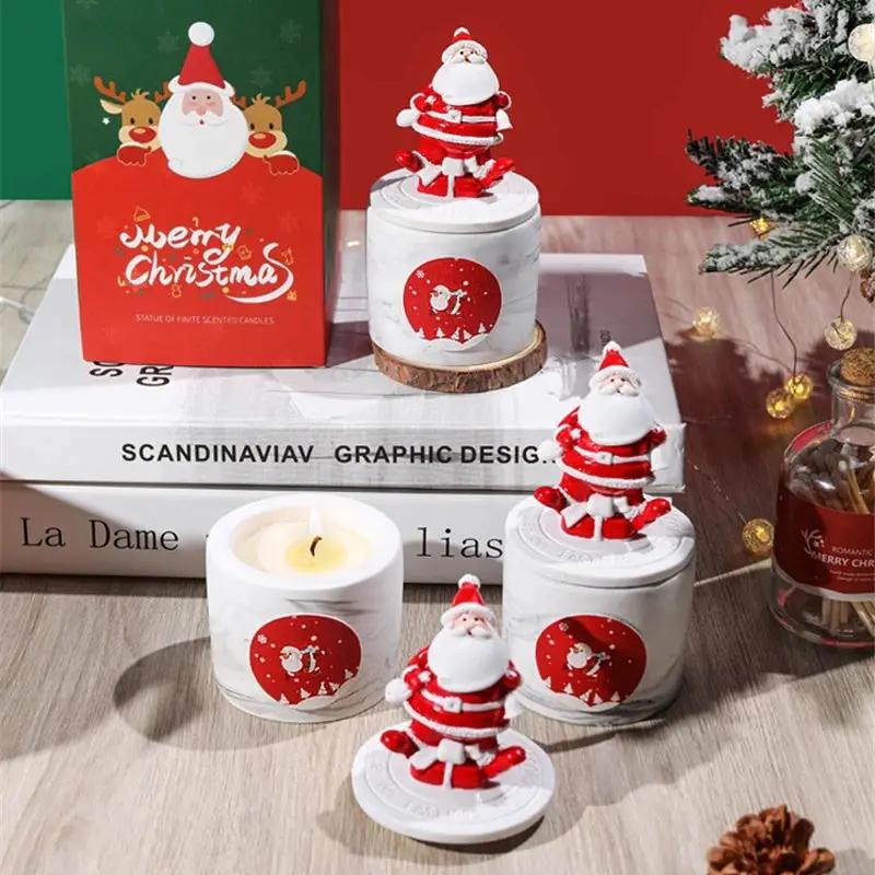 Christmas Scented Candles Gift Set Sage and Sea Salt by salelink.co.nz