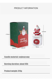 Christmas Scented Candles Gift Set Sage and Sea Salt by salelink.co.nz