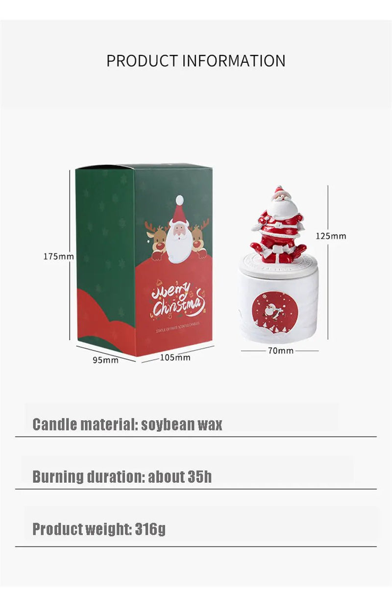 Christmas Scented Candles Gift Set Sage and Sea Salt by salelink.co.nz