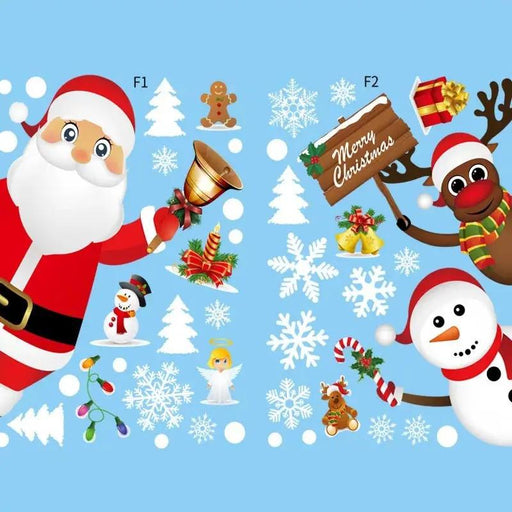 Christmas window stickers F by salelink.co.nz