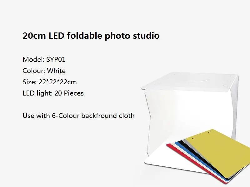 20cm PVC Foldable Photography STUDIO LED Light Tent, Small by dealonline.co.nz