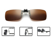 Polarized Sunglasses Clip - BROWN by dealonline.co.nz