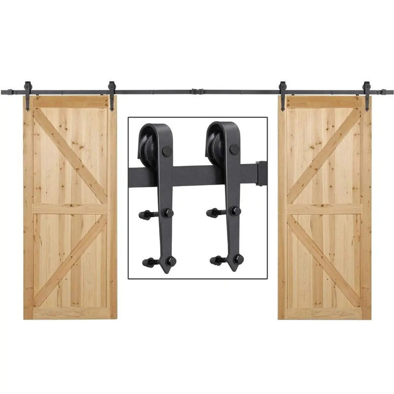 12FT/366cm Barn Door Hardware Kit by salelink.co.nz