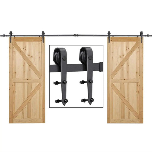 12FT/366cm Barn Door Hardware Kit by salelink.co.nz