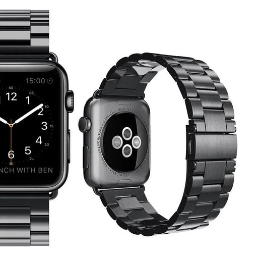 Black Bracelet Strap Apple Watch Band 42mm(Series 10) 41mm 40mm 38mm by salelink.co.nz