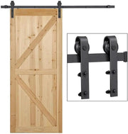 2M Sliding Barn Door Hardware Kit by salelink.co.nz