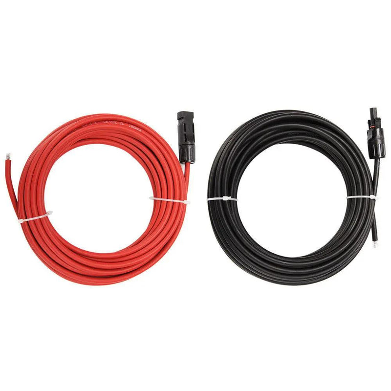 2x 10 m Extension Cable 4mm2 Wire MC4 Connectors Panel Solar to regulator Cable by salelink.co.nz