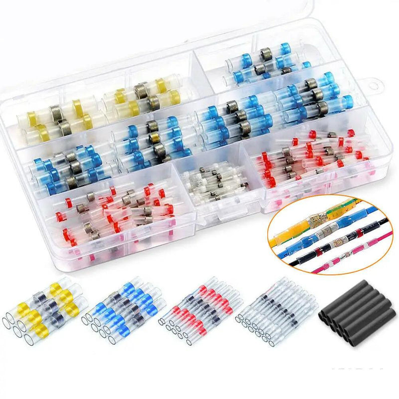 250pcs Waterproof Solder Seal Sleeve Heat Shrink Butt Wire Connectors Terminals by salelink.co.nz