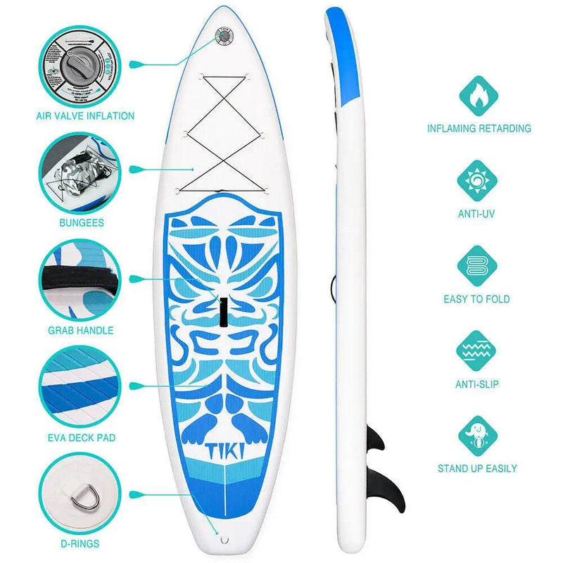 10'6'' Inflatable Stand Up Paddle Board SUP Surfboard by salelink.co.nz