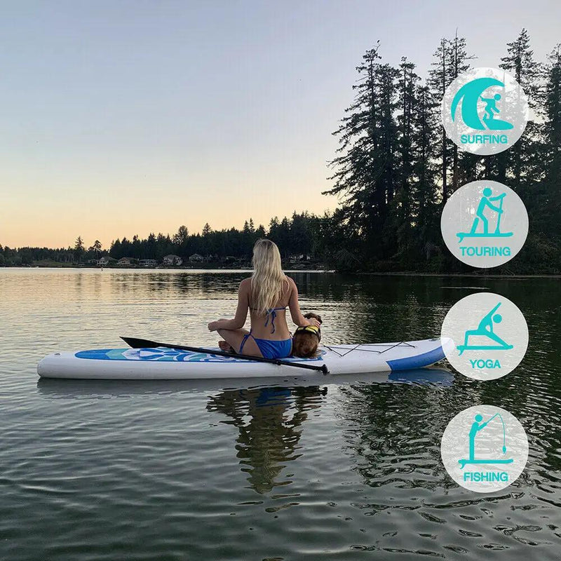 10'6'' Inflatable Stand Up Paddle Board SUP Surfboard by salelink.co.nz