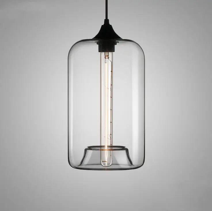 Clear Lampshade Glass Pendant Hanging Light by salelink.co.nz