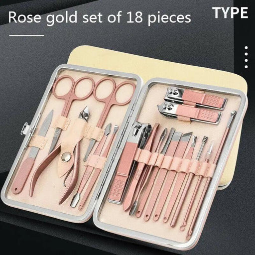 18PCS Nail Manicure Pedicure Set by salelink.co.nz