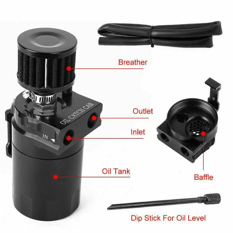 Oil Catch Can with Breather 300ml by salelink.co.nz