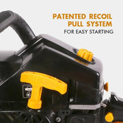 X-BULL 62cc Petrol Chainsaw 20"Bar E-Start Pruning Red Chain Saw 2 Stroke by salelink.co.nz