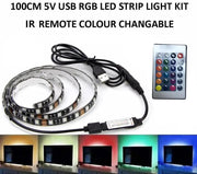 1M USB 60LED 5050 Strip Light Christmas TV Backlight by salelink.co.nz