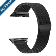 BLACK Apple Watch Band Strap 42mm(Series 10) 41mm 40mm 38mm by salelink.co.nz