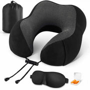 Travel Pillow with Eye Mask Earplugs by salelink.co.nz