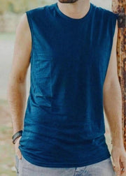 Men's Garage Tank Top - 100% Merino Wool, Gibraltar by Merino 365 NZ