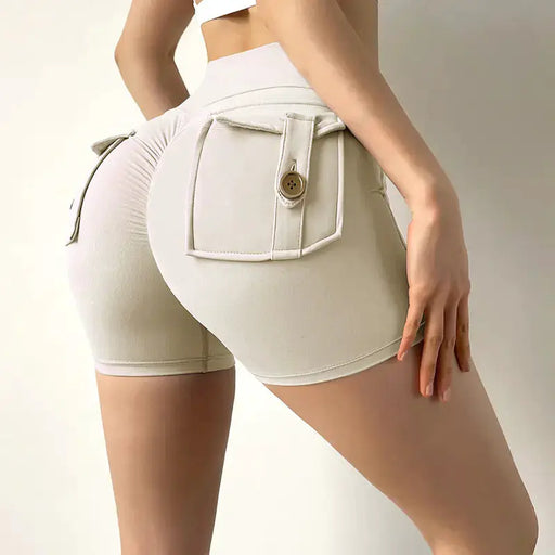 Women's High Waist Stretch Yoga Shorts - Quick-Dry Athletic Shorts | Gym & Fitness by Mead's Supply & Equipment Outfitters limited