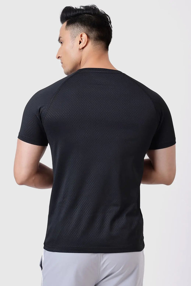 Grain T-shirt Black by Fuaark Nz