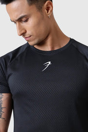 Grain T-shirt Black by Fuaark Nz