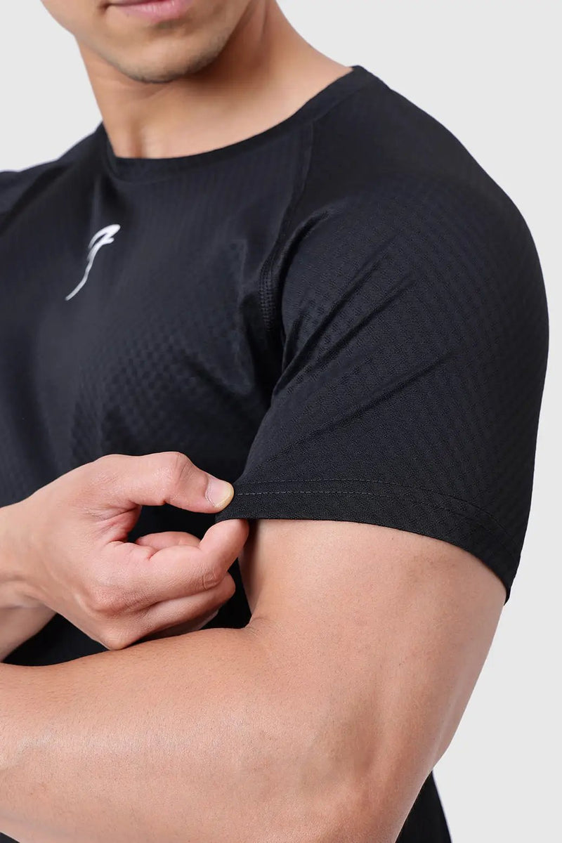 Grain T-shirt Black by Fuaark Nz
