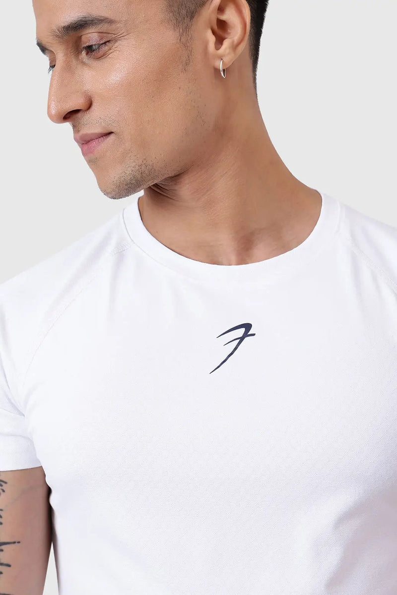 Grain T-shirt White by Fuaark Nz