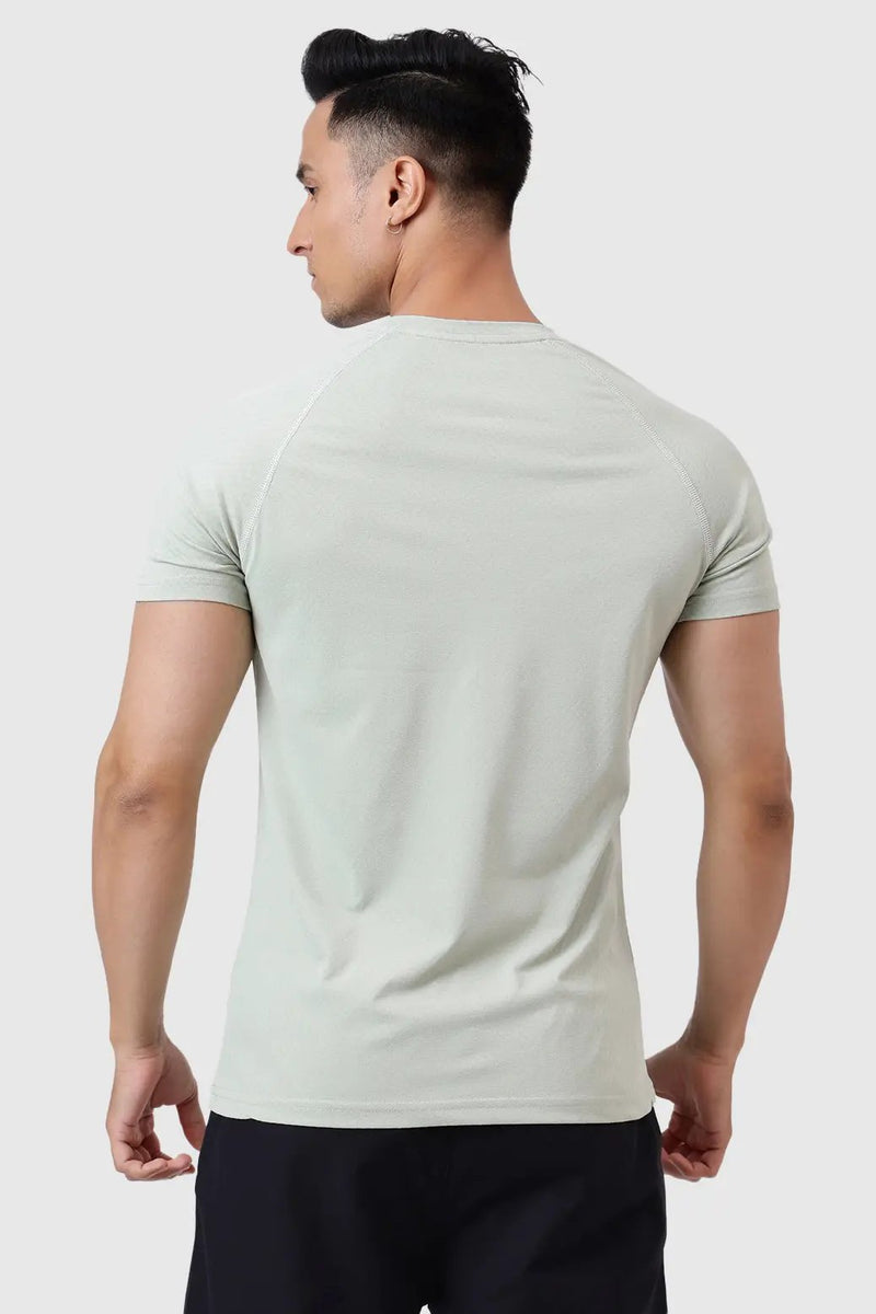 Grain T-shirt Light Green by Fuaark Nz