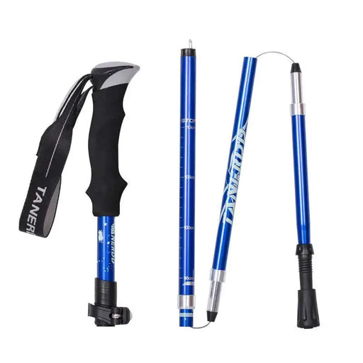 Ultra-Light 5-Section Folding Trekking Pole | Aluminum Alloy Hiking Pole by Mead's Supply & Equipment Outfitters limited