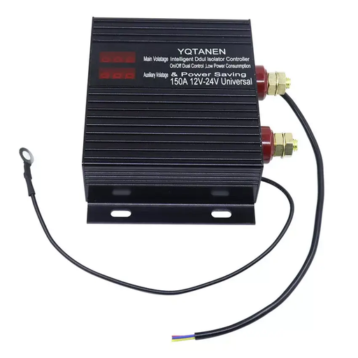 LCD Dual Battery Smart Isolator Universal 12V/24V Voltage Sensitive Relay For RV by salelink.co.nz