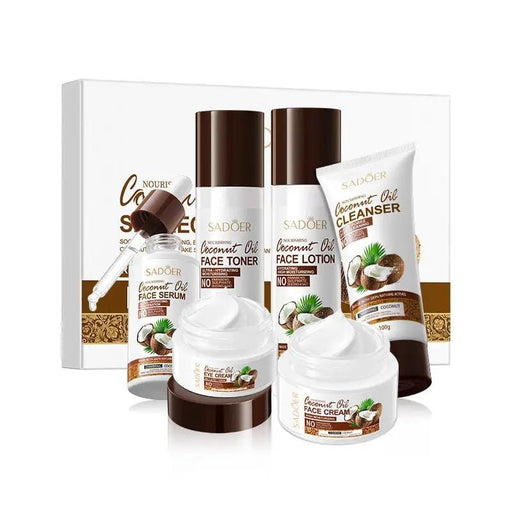 Poppy Gifts Skin Care SADOER Moisturizing & Hydrating Coconut Oil 6-Piece Skin Care Set SADOER Moisturizing & Hydrating Coconut Oil 6-Piece Skin Care Set