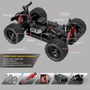 36km/h High Speed 1/18 RC Car Model Remote Control Truck RTR Vehicle Off-road by dealonline.co.nz