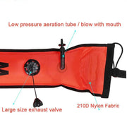 Dive Safety 120cm Surface Marker Buoy Pink by NZ Diver