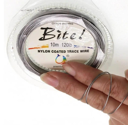 Heavy Duty Nylon Coated Braided Steel Wire Leader by NZ Diver