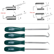 O-ring Pick Set of 4 by NZ Diver
