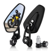 Motorcycle Bar End Mirrors Motorbike Rearview Mirror by salelink.co.nz