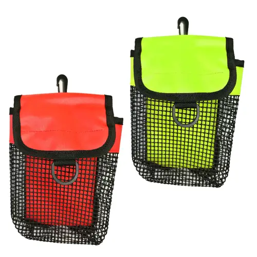 SMB Surface Marker Buoy Pouch Diving Reel Mesh Storage Holder Bag by NZ Diver
